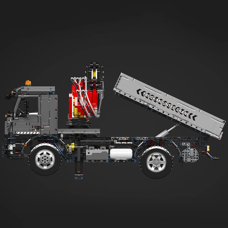 Mould King 19016 Techniczny Samochód – Zdalnie Sterowana Ciężarówka z Dźwigiem Transportowym, Zestaw Klocków Konstrukcyjnych dla Dzieci, Idealny na Prezent Świąteczny.
