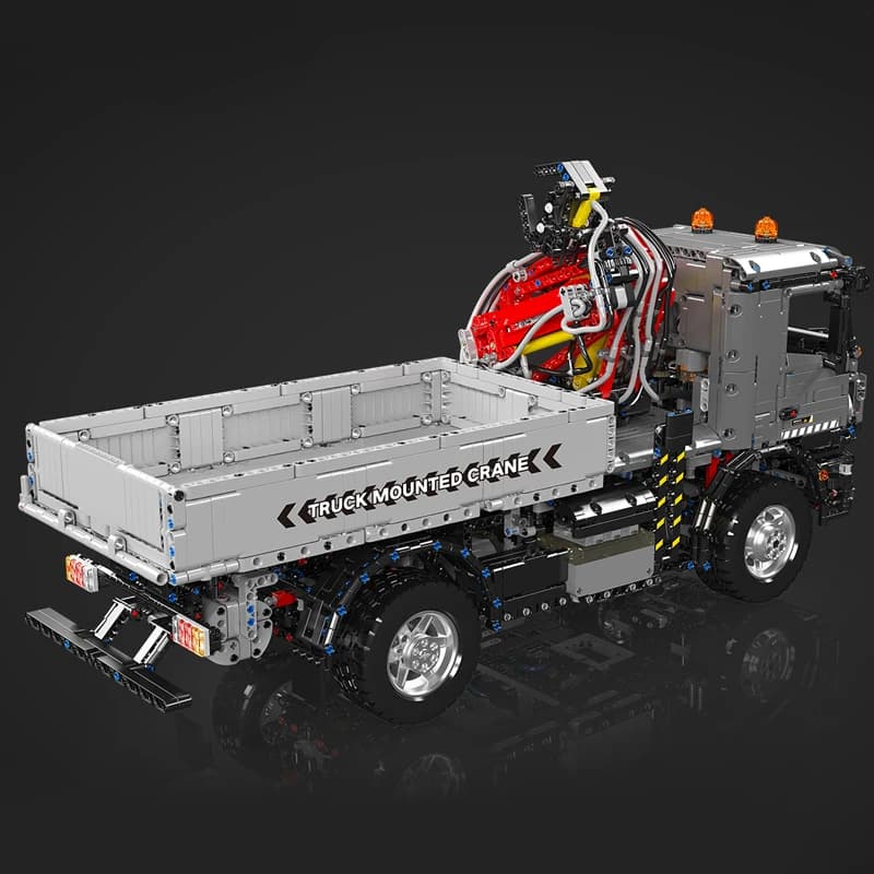 Mould King 19016 Techniczny Samochód – Zdalnie Sterowana Ciężarówka z Dźwigiem Transportowym, Zestaw Klocków Konstrukcyjnych dla Dzieci, Idealny na Prezent Świąteczny.