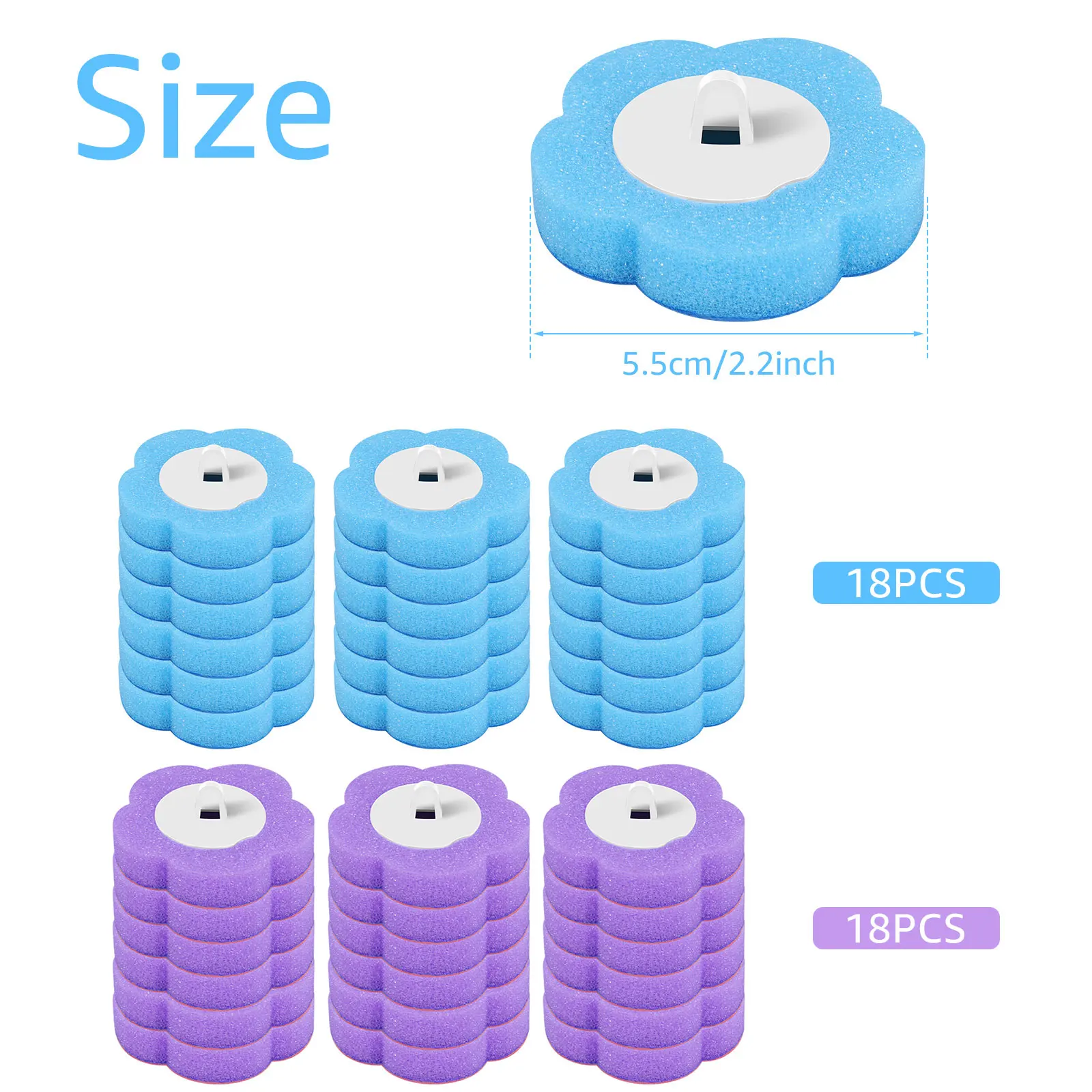 Pure Clean ™ Szczotka toaletowa z wymiennymi wkładkami